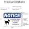 Signmission Working Dogs In Training Do Sign With Symbol, 10 in W x Rectangle, Vinyl Decal OS-2PACK-NS-D-710-L-19073 - alternate 2